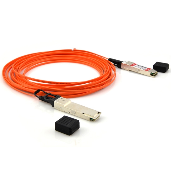 Cable Óptico Activo (AOC) 40G QSFP+ a QSFP+ 1m (3ft) - Compatible con Juniper Networks JNP-40G-AOC-1M - Latiguillo QSFP+