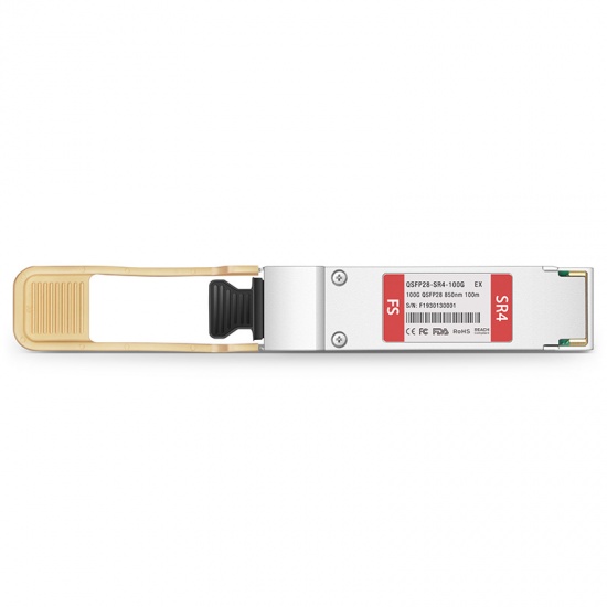 Extreme 10401 Compatible 100GBASE-SR4 QSFP28 850nm 100m DOM MTP/MPO MMF Optical Transceiver Module