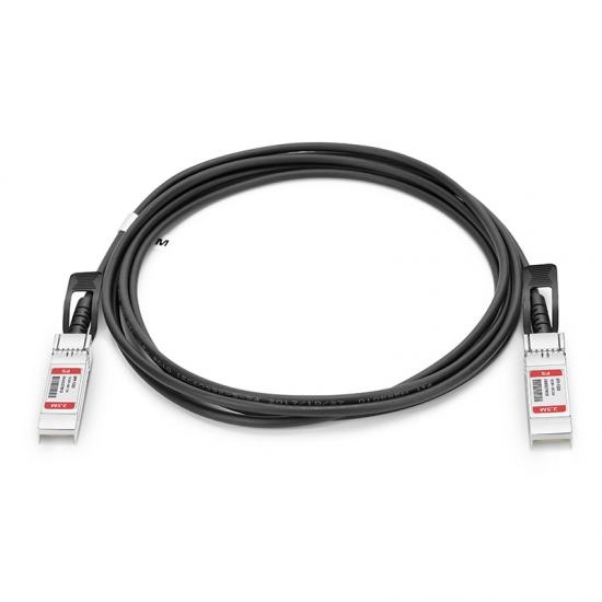 10G SFP+ passives Twinax Kupfer Direct Attach Kabel (DAC) für FS Switches, 2,5m (8ft)