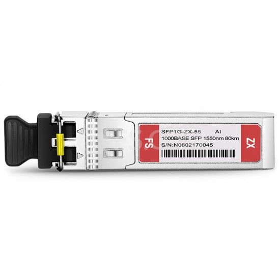 LODFIBER I-MGBIC-GZX Extreme Networks Compatible 1000BASE-ZX SFP 1550nm 80km DOM Transceiver 