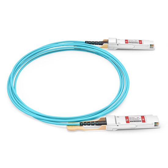 1m (3ft) 100G QSFP28 Active Optical Cable for FS Switches