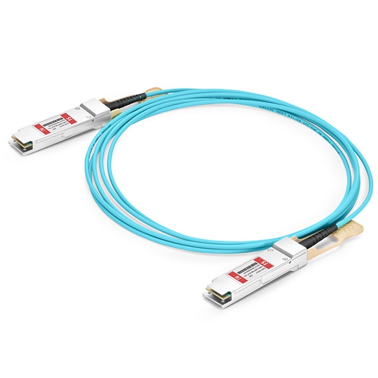 Cable Óptico Activo 100G QSFP28 a QSFP28 7m (23ft) - Compatible con Cisco QSFP-100G-AOC7M