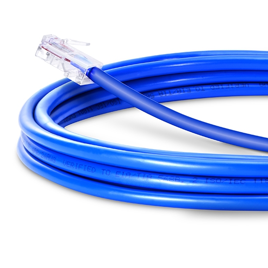 33ft (10m) Cat6 Non-booted Unshielded (UTP) PVC Ethernet Network Patch Cable, Blue