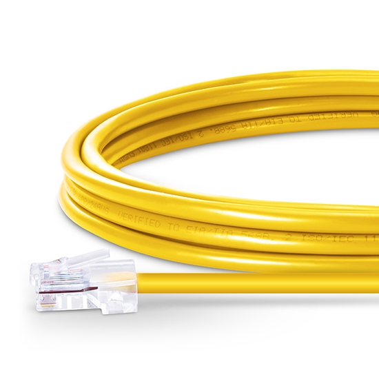 3.3ft (1m) Cat6 Non-booted Unshielded (UTP) PVC Ethernet Network Patch Cable, Yellow