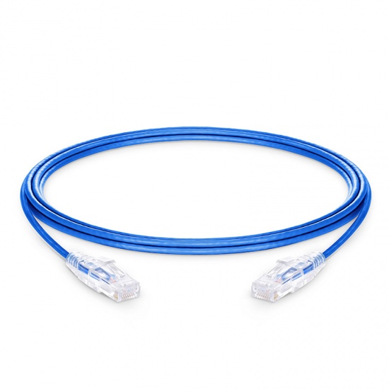 innobay SlimFly CAT6 Ethernet Patch UTP Cable Blue 10FT 5pcs/Pack ¡­ 