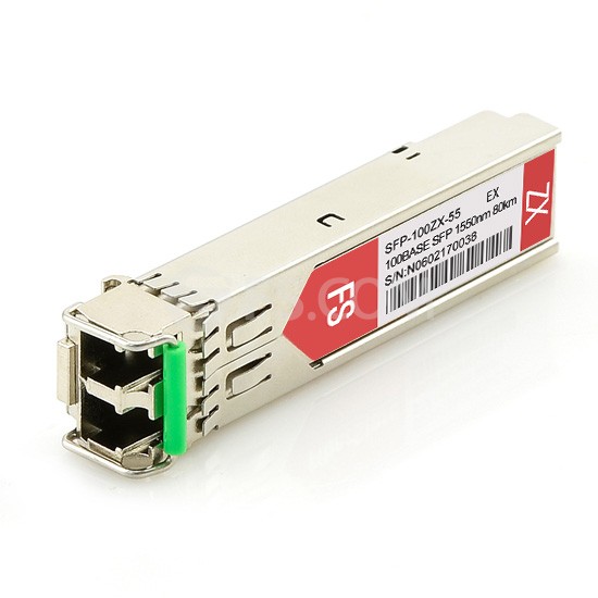 Extreme Networks MGBIC-ZX-80 Compatible Module SFP 100BASE-ZX 1550nm 80km DOM LC Duplex SMF