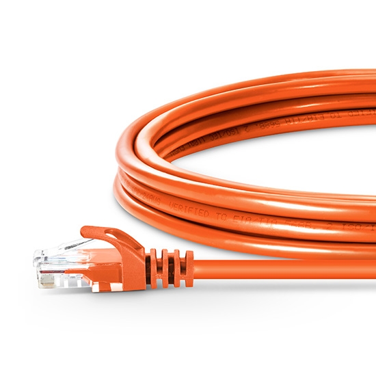 23ft (7m) Cat5e Snagless Unshielded (UTP) PVC Ethernet Network Patch Cable, Orange