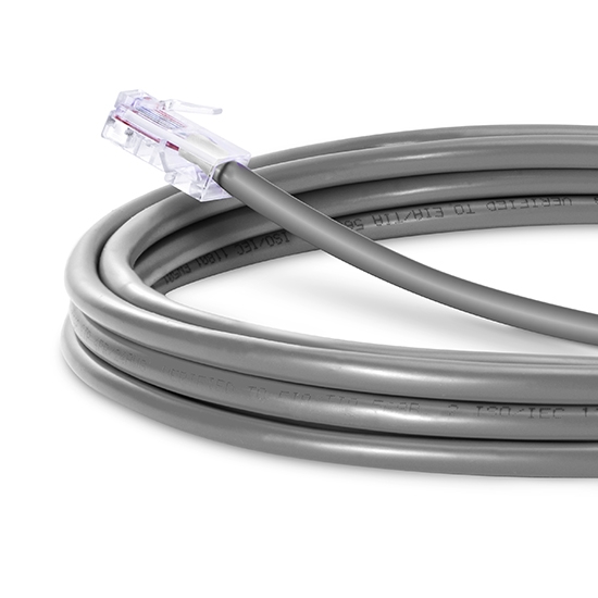 131ft (40m) Cat5e Non-booted Unshielded (UTP) PVC Ethernet Network Patch Cable, Gray