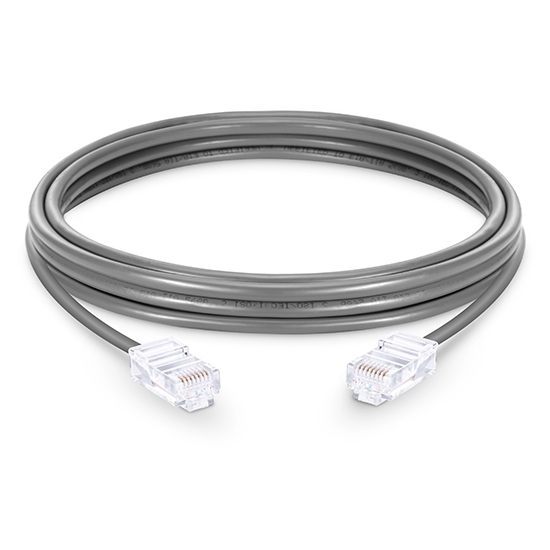 131ft (40m) Cat5e Non-booted Unshielded (UTP) PVC Ethernet Network Patch Cable, Gray