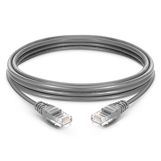 16ft (5m) Cat5e Snagless Unshielded (UTP) LSZH Ethernet Network Patch Cable, Gray