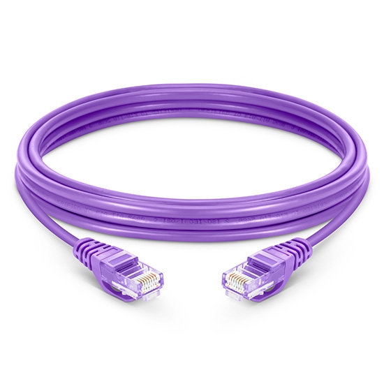 98ft (30m) Cat5e Snagless Unshielded (UTP) LSZH Ethernet Network Patch Cable, Purple