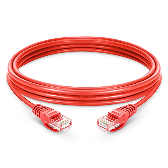 98ft (30m) Cat5e Snagless Unshielded (UTP) LSZH Ethernet Network Patch Cable, Red