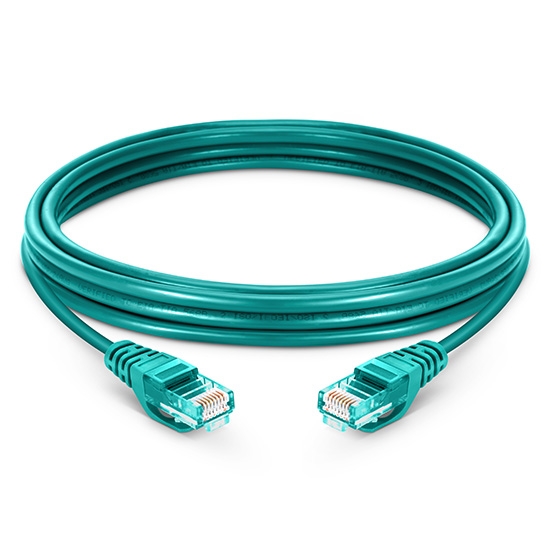 197ft (60m) Cat5e Snagless Unshielded (UTP) LSZH Ethernet Network Patch Cable, Green