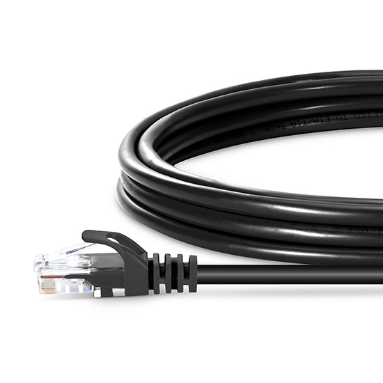 197ft (60m) Cat5e Snagless Unshielded (UTP) LSZH Ethernet Network Patch Cable, Black