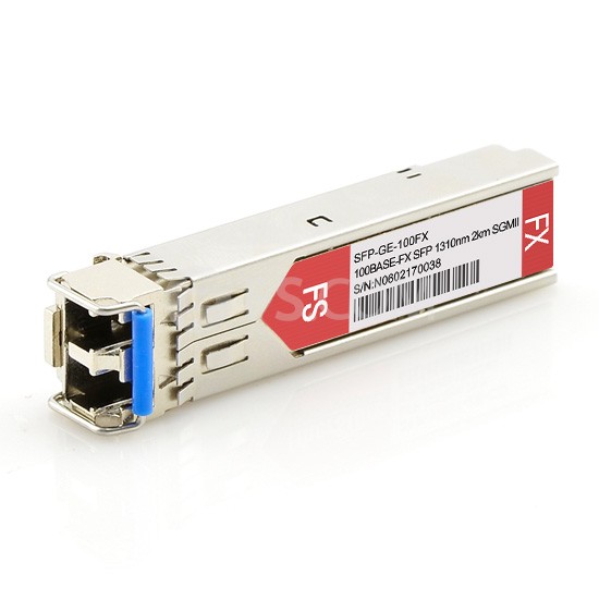 Customized 100BASE-FX SFP (mini-GBIC) 1310nm SGMII Transceiver - FS