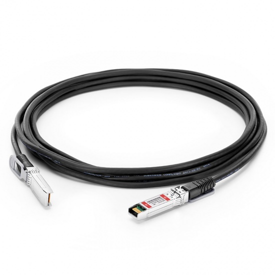 FS for 2m (7ft) Mellanox MCP2M00-A002 Compatible, 25G SFP28 Passive Direct Attach Copper Twinax Cable