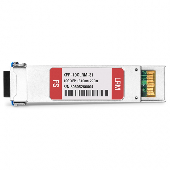 Cisco Compatible 10GBASE-LRM XFP 1310nm 220m DOM LC MMF Transceiver Module