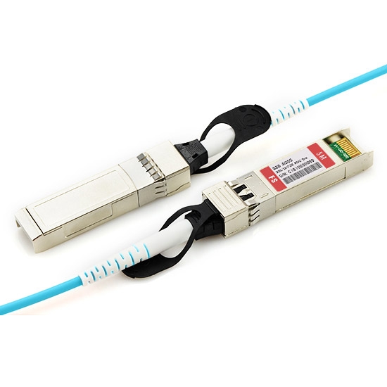 Cable óptico activo (AOC) compatible con Cisco SFP28-25G-AOC5M, 25G SFP28  5m (16ft) 