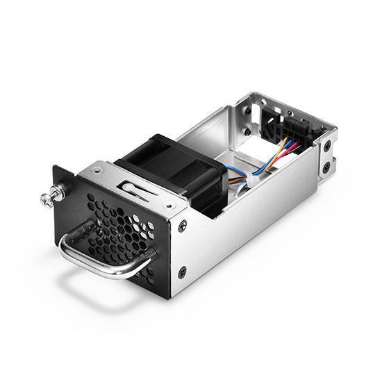 Hot-swappable Fan Module, Front-to-Back Airflow through the S5850-48S6Q, S5850-48S2Q4C and S8050-20Q4C Switches Chassises