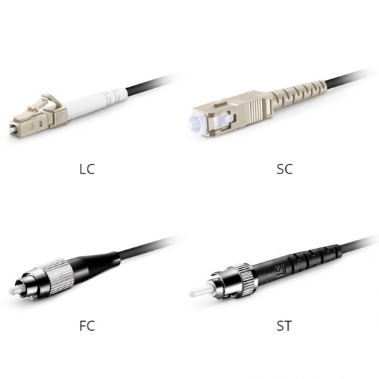 Customized 1-24 Fibers OM3 Multimode LC/SC/ST/FC/IP67/ODC/YZC Military-Grade Armored Fiber Optic Patch Cable