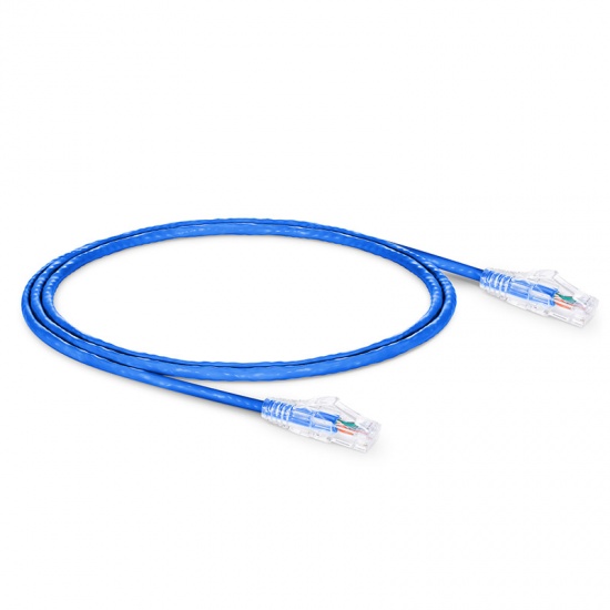 4ft (1.2m) Cat5e Snagless Unshielded (UTP) PVC CM Ethernet Patch Cable, Blue