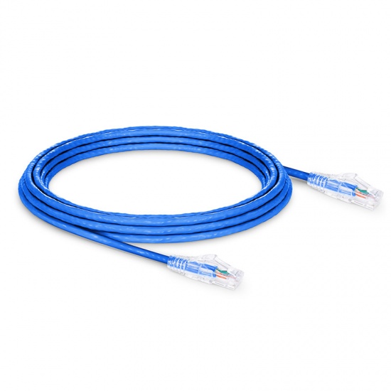 15ft (4.6m) Cat5e Snagless Unshielded (UTP) PVC CM Ethernet Patch Cable, Blue