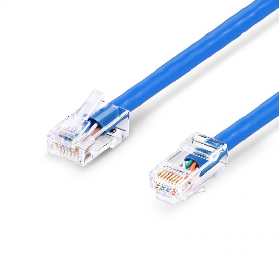 Blue Ethernet Network Cable 6ft Cat 5E Non-Booted Unshielded UTP