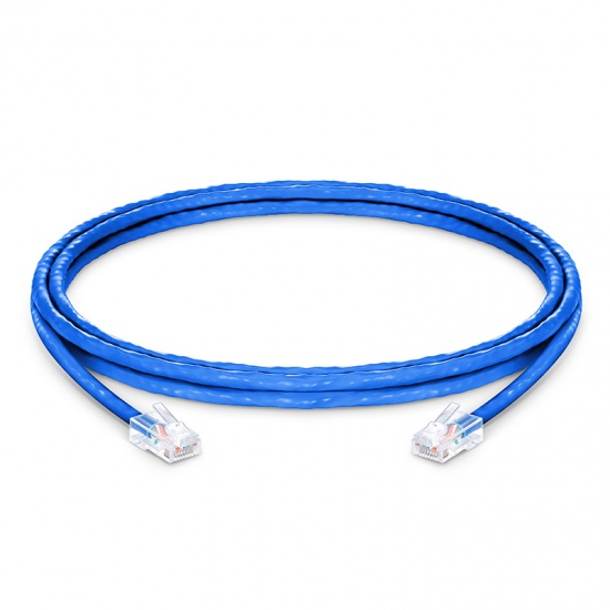Ethernet Network Cable 6ft Cat 5E Non-Booted Unshielded Blue UTP