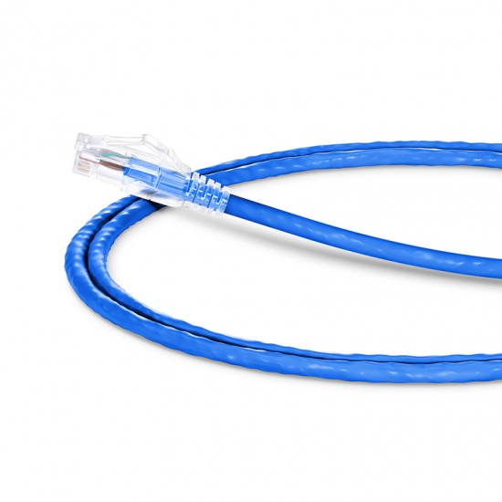 Cat6 Patchkabel, Snagless Ungeschirmtes UTP RJ45 LAN Kabel, PVC CM, Blau, 3ft (0,9m)