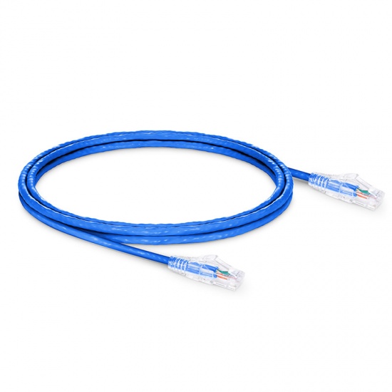 6ft (1.8m) Cat6 Snagless Unshielded (UTP) PVC CM Ethernet Network Patch Cable, Blue