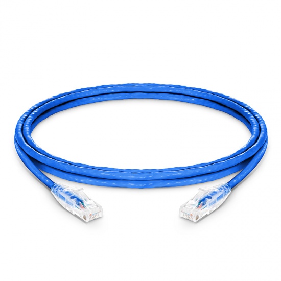 7ft (2.1m) Cat6 Snagless Unshielded (UTP) PVC CM Ethernet Network Patch Cable, Blue
