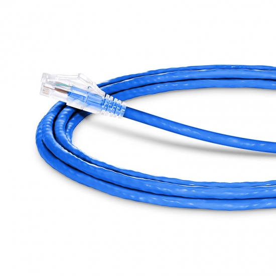 12ft (3.7m) Cat6 Snagless Unshielded (UTP) PVC CM Ethernet Network Patch Cable, Blue