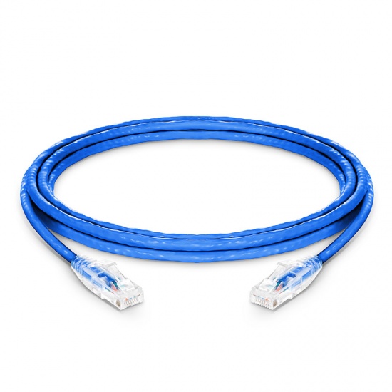 12ft (3.7m) Cat6 Snagless Unshielded (UTP) PVC CM Ethernet Network Patch Cable, Blue