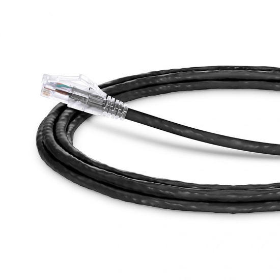 Cable de red Ethernet Cat6 snagless sin blindaje (UTP) PVC CM, negro, 3.7m