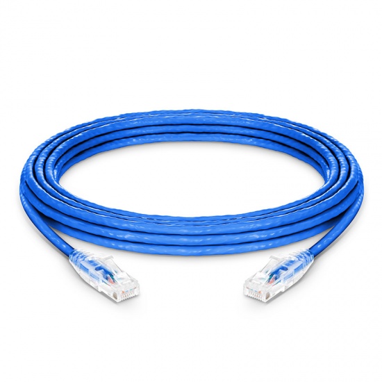 20ft (6.1m) Cat6 Snagless Unshielded (UTP) PVC CM Ethernet Network Patch Cable, Blue