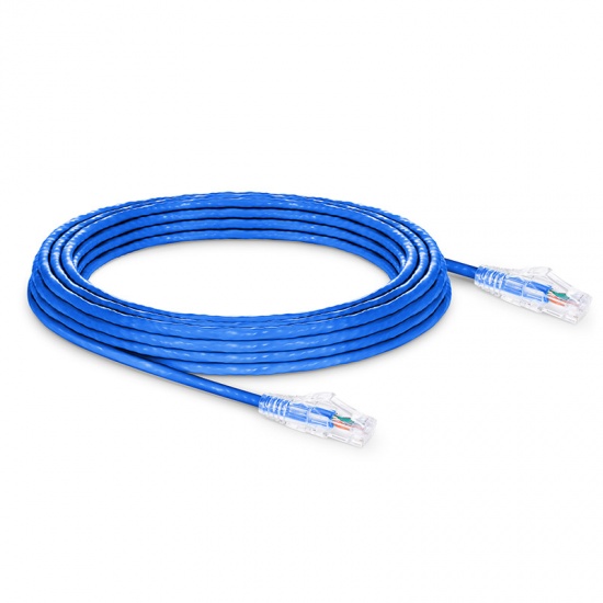 CNE537047 Snagless Molded Boot 4 Feet Cat6 Blue Ethernet Patch Cable 4 Pack 