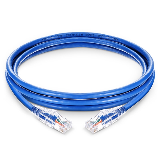 50ft (15.2m) Cat6 Snagless Unshielded (UTP) PVC CM Ethernet Network Patch Cable, Blue