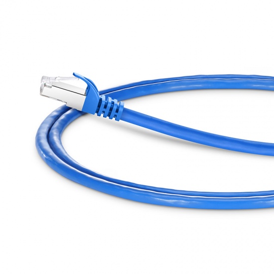3ft (0.9m) Cat6a Snagless Shielded (SFTP) PVC CM Ethernet Network Patch Cable, Blue