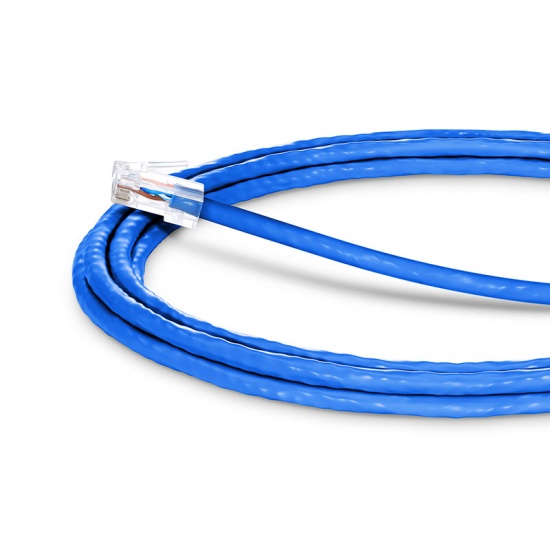 10ft (3m) Cat5e Non-booted Unshielded (UTP) PVC CM Ethernet Network Patch Cable, Blue