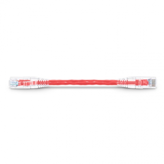 Cable de red Ethernet Cat6 snagless sin blindaje (UTP) PVC CM, rojo, 0.15m