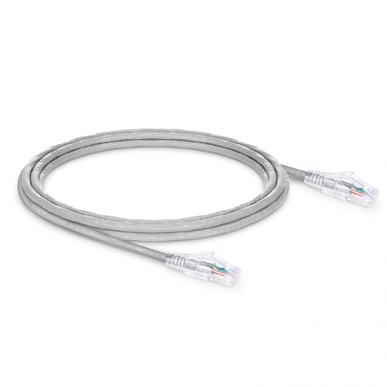 10ft (3m) Cat6 Snagless Unshielded (UTP) PVC CM Ethernet Network Patch Cable, Gray