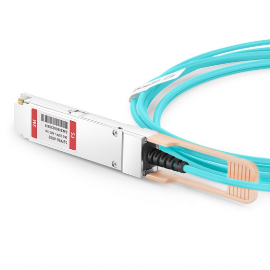 3m (10ft) 56G QSFP+ Active Optical Cable for FS Switches