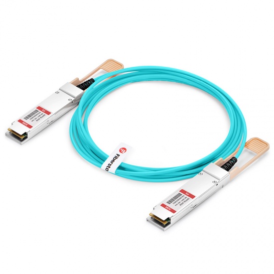 30m (98ft) 56G QSFP+ Active Optical Cable for FS Switches