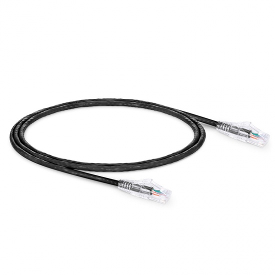 3ft (0.9m) Cat5e Snagless Unshielded (UTP) PVC CM Ethernet Patch Cable, Black