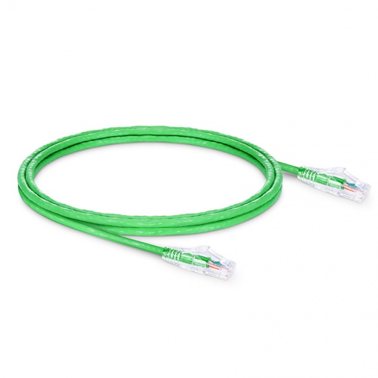 5ft (1.5m) Cat5e Snagless Unshielded (UTP) PVC CM Ethernet Patch Cable, Green
