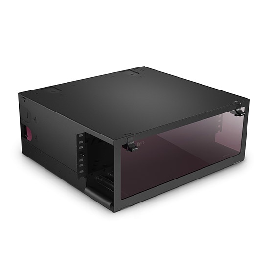 FHD High Density 4U Rack Mount Enclosure Unloaded, Sliding Drawer, Holds up to 12 x FHD Cassettes or Panels, 432 Fibers (LC)