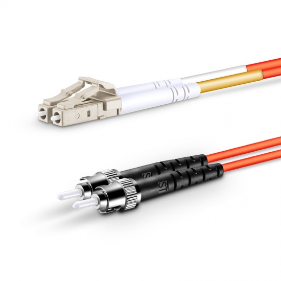 Customized Length LC UPC to ST UPC Duplex OM2 Multimode LSZH 2.0mm Fiber Optic Patch Cable