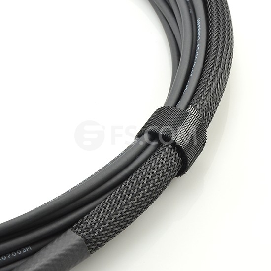 Cable Breakout de conexión directa pasivo de cobre compatible con Generic, 40G QSFP+ a 4x10G SFP+, 2m (7ft)