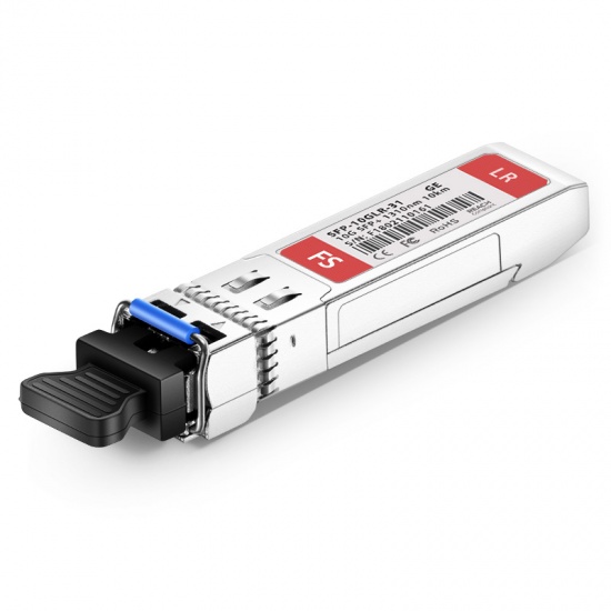Generic Compatible Dual-Rate 1000BASE-LX and 10GBASE-LR SFP+ 1310nm 10km DOM Duplex LC SMF Transceiver Module