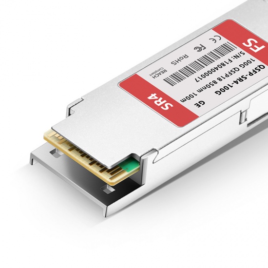 Generic Compatible 100GBASE-SR4 QSFP28 850nm 100m DOM MTP/MPO-12 MMF Optical Transceiver Module